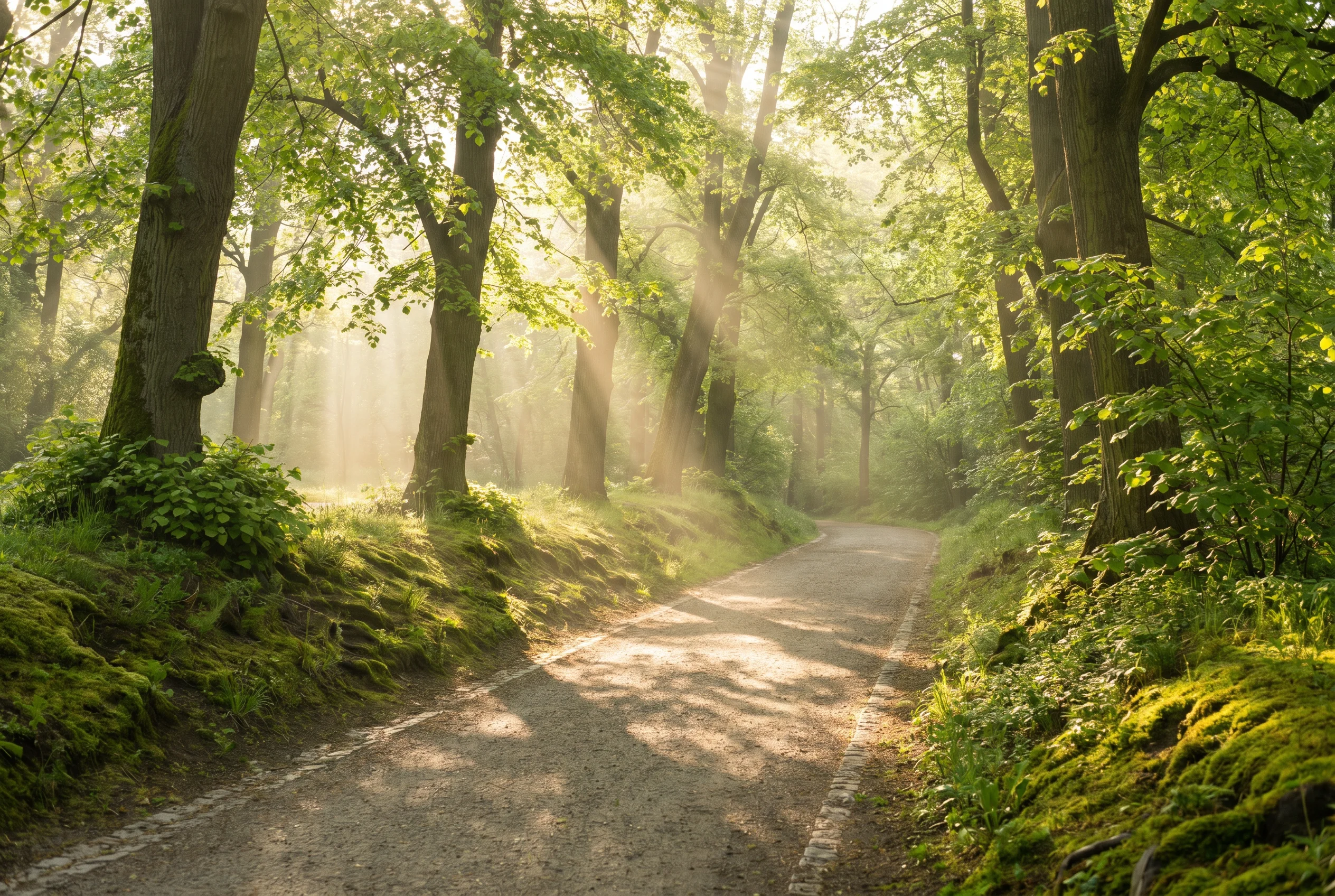 Tiergarten — Allee im Frühsommer