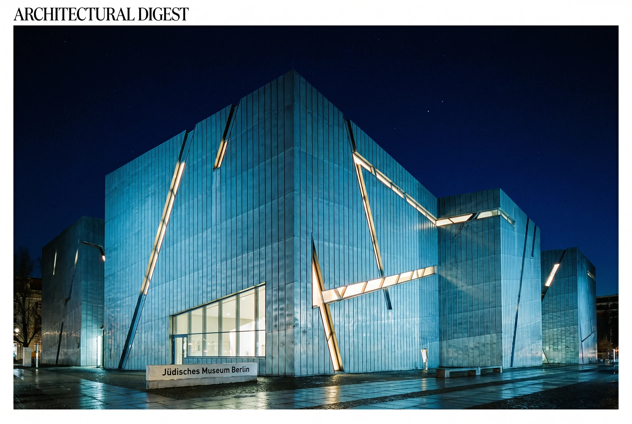 Jüdisches Museum — Libeskind-Fassade Schräglinien