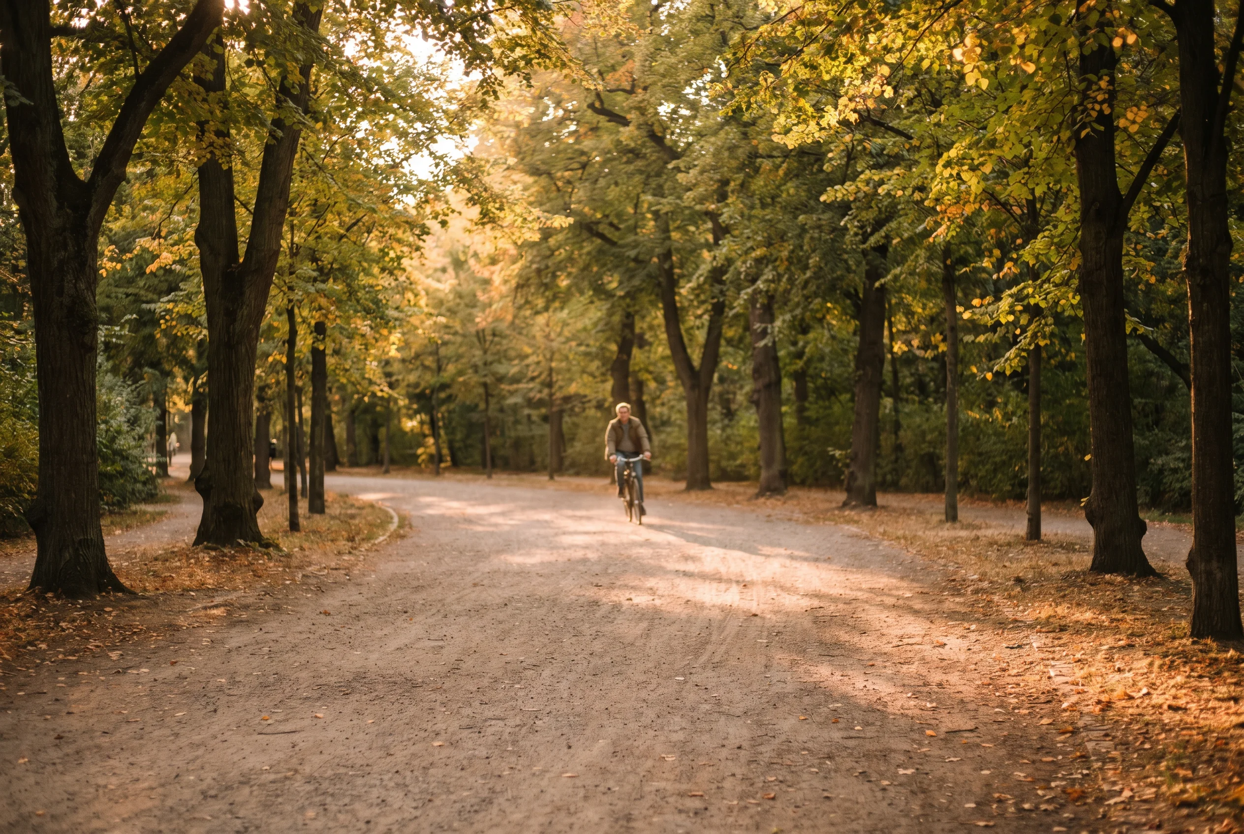 Tiergarten — Allee im Spätsommer